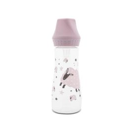 Biberon cu tetina moale din silicon, 0 luni+, 250 ml, My Friend, Mellow Rose