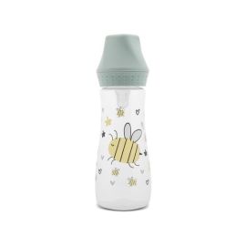 Biberon cu tetina moale din silicon, 0 luni+, 250 ml, My Friend, Iceberg Green