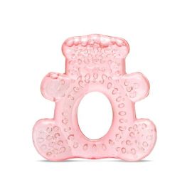 Jucarie de dentitie bebelusi, refrigeranta, 3 luni+, Bear, Shell Pink