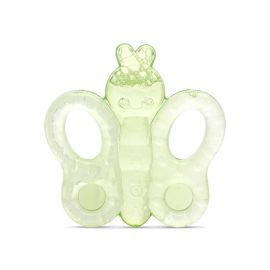 Jucarie de dentitie bebelusi, refrigeranta, 3 luni+, Butterfly, Fresh Green