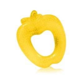 Jucarie de dentitie bebelusi, Apple, peste 3 luni, Yellow