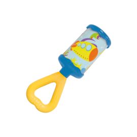 Jucarie zornaitoare bebelusi, Cylinder, cu maner, 3 luni+, Blue