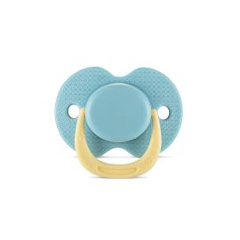 Suzeta cu capac, silicon moale, 0 luni+, Aqua Blue
