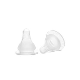 Set 2 tetine din silicon moale, debit mediu, 3 luni+, My Friend
