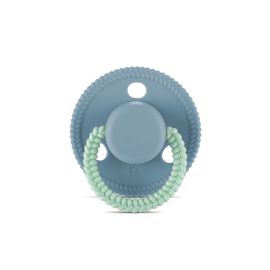 Suzeta forma rotunda, silicon moale, 0 luni+, Blue