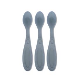 Set de 3 lingurite, margine rotunjita, 6 luni+, My Friend, Cameo Blue