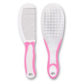 Set perie si piepten, 0 luni+, Pink