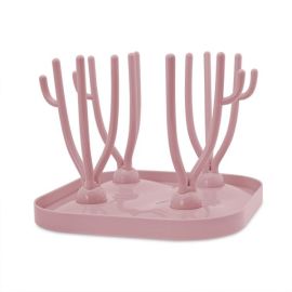 Suport pentru uscarea biberoanelor si accesoriilor, Blush Pink