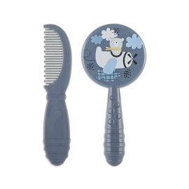 Set pieptan cu perie, 0 luni+, My Friend, Cameo Blue