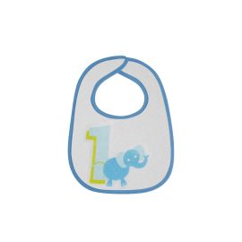Set 7 bavete,  small, bumbac, inchidere cu arici Boy