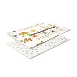 Covoras de joaca termic pentru copii, din spuma XPE, design cu doua fete, pliabil, 120 x 180 cm, Playtime