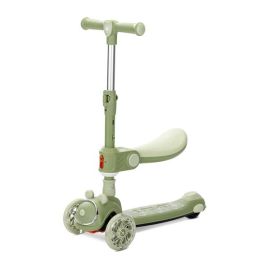 Trotineta pliabila, cu sezut pliabil, Swiftie, pana la 50 kg, Green