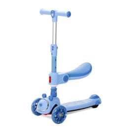 Trotineta pliabila, cu sezut pliabil, Swiftie, pana la 50 kg, Blue