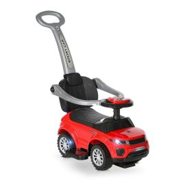 Masinuta de teren cu maner parental, Lorelli, muzica, sunete si  lumini, Red