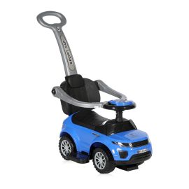 Masinuta de teren cu maner parental, Lorelli, muzica, sunete si  lumini, Blue
