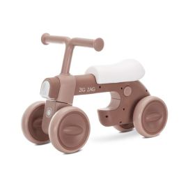 Bicicleta de echilibru, Zig Zag, 12-36 luni, scaun reglabil 2 pozitii, lumini si muzica, Mellow Rose