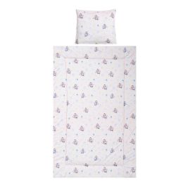 Set lenjerie pat 3 piese, bumbac ranforce, Cosy, Aeroplane Blue