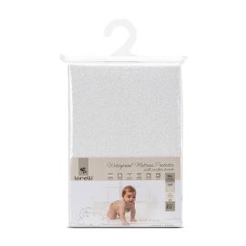 Husa protectie saltea impermeabila, 60 x 120 cm, prindere cu elastic, bumbac 100%, White