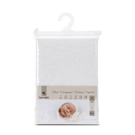 Husa protectie saltea impermeabila, 60 x 120 + 20 cm, bumbac 100%, White