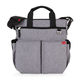 Skip Hop-Geanta de scutece Duo Signature Heather grey
