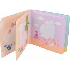 Carticica de colorat, Happy World, Pentru baita, Cu dinozauri, 15 x 3 x 20 cm, 6 luni - 4 ani, , Multicolor