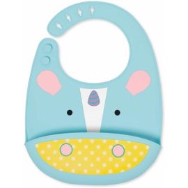 Skip Hop Bavetica de silicon Fold & Go Zoo - Unicorn