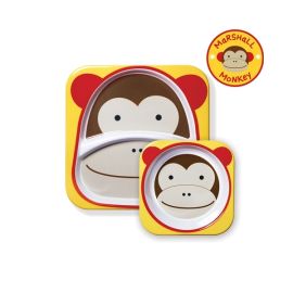 Skip Hop Set Farfurie & Bol – Maimutica