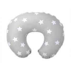 Perna multifunctionala, Happy, 140 cm, husa detasabila, Stars Grey