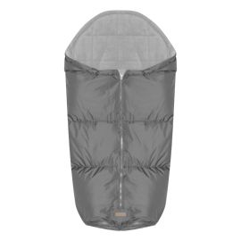Sac termic de iarna pentru carucior, impermeabil, captuseala polar fleece, Grey