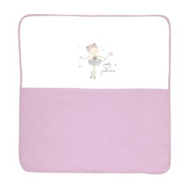 Patura bumbac bebe, Za Za, 90x90 cm, Pink