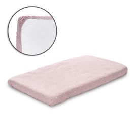 Cearceaf cu elastic pentru patut, 98 x 65 cm, 100% bumbac ranforce, Rose Sky