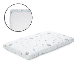 Cearceaf cu elastic pentru patut, 98 x 65 cm, 100% bumbac ranforce, Blue