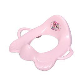 Reductor pentru toaleta, cu manere, Nordic Pink