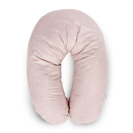 Perna alaptare, 190 cm, husa 100% bumbac ranforce, Rose Sky
