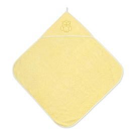 Prosop bebe cu gluga, 80x80 cm, Yellow