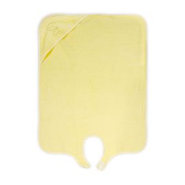 Prosop dublu de baie, 80x100 cm, cu capison, Yellow