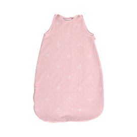 Sac de dormit de vara, 85 cm, 12-18 luni, bumbac ranforce, Bear Pink