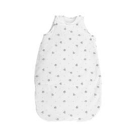 Sac de dormit de vara, 85 cm, 12-18 luni, bumbac ranforce, Train Grey