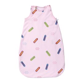 Sac de dormit, primavara/vara, pentru copii cu inaltimea maxima de 95 cm, Pink Travelling