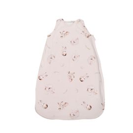 Sac de dormit de vara, 95 cm, bumbac ranforce, Bunnies Beige