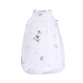 Sac de dormit de vara, 95 cm, 18-24 luni, bumbac ranforce, Giraffe White