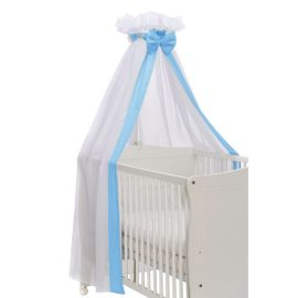 Perdea cu suport baldachin Basic - blue Fillikid