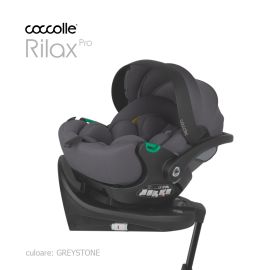 Scoica auto iSize Coccolle Rilax Greystone + Baza isofix iSize