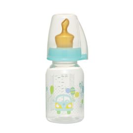 Biberon Family PP cu tetina anti-colici din latex natural, 125 ml, 0-6 luni, debit redus (S), nip 35004
