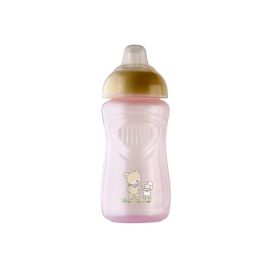 Pahar cu supapa silicon 300 ml Tender rose Rotho-babydesign