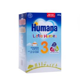 Lapte praf Humana 3, Junior Drink,  600 gr, 12 luni +