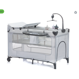 Patut pliabil Capri light grey Fillikid