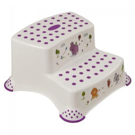 Scaunel Inaltator, Keeepe, Pentru WC, In doua trepte, Suprafata antiderapanta, Igor, 40 x 37 x 21 cm, Hippo