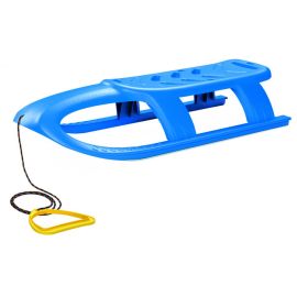 Sanie Bullet albastra, copii si adulti, sina alunecare din otel, 102.5x40x23cm