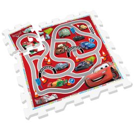 Puzzle Play Mat Cars, Stamp, 9 piese